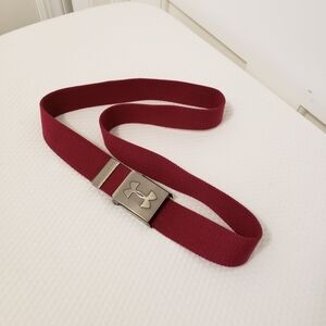 Under Armour UA Men's Webbing Golf Belt-Pick Color Cranberry OSFA STYLE